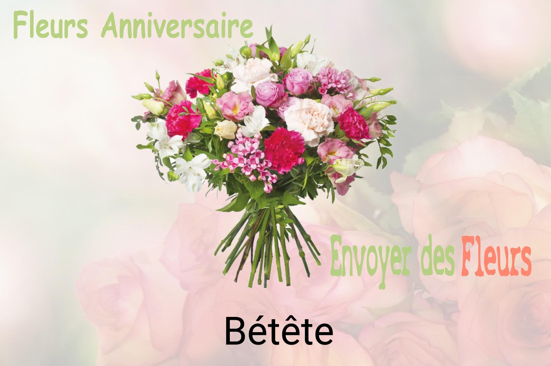 Bouquet de fleurs d’anniversaire livré à Bétête